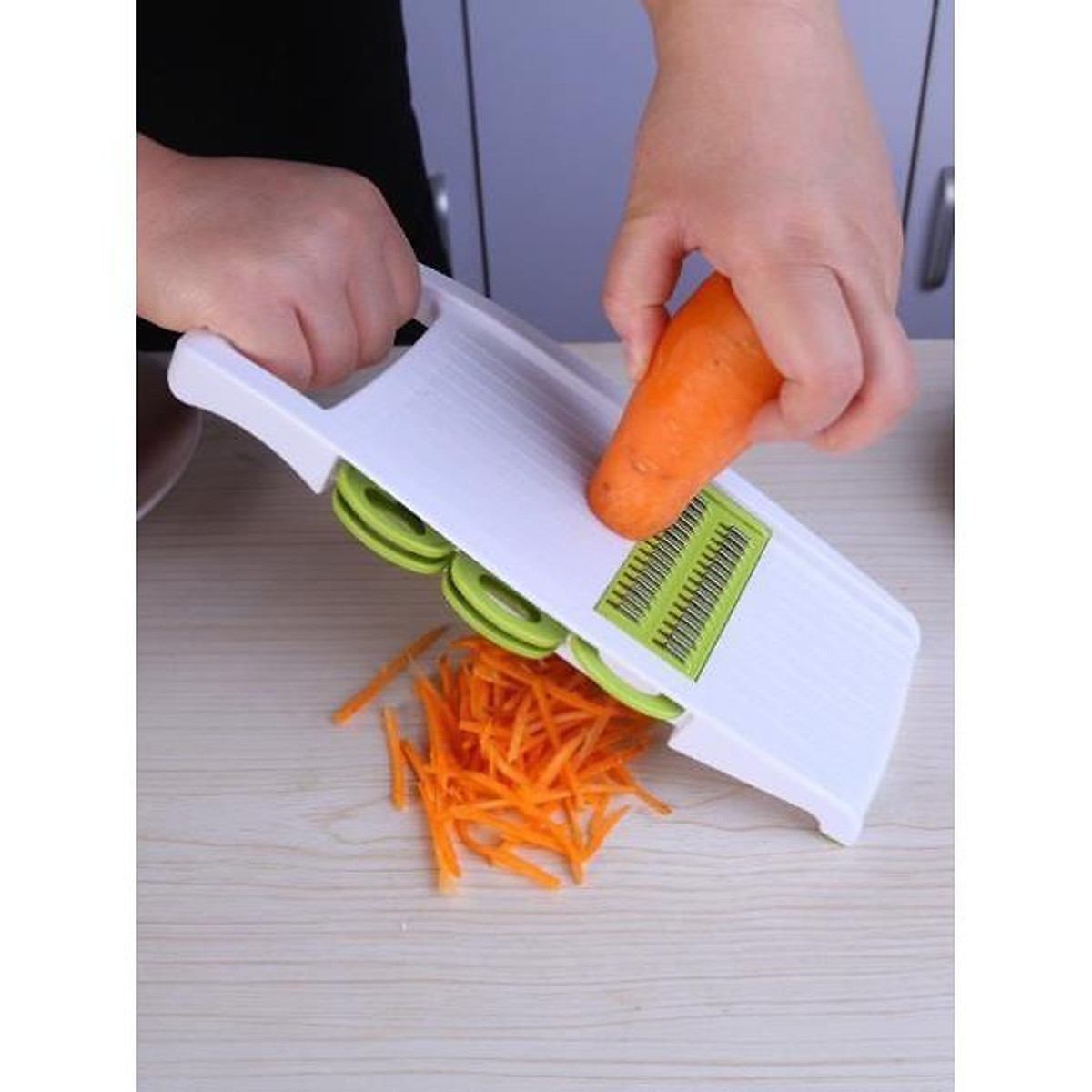 Bào rau củ quả đa năng 4 lưỡi dao 8918, Dao nạo củ quả