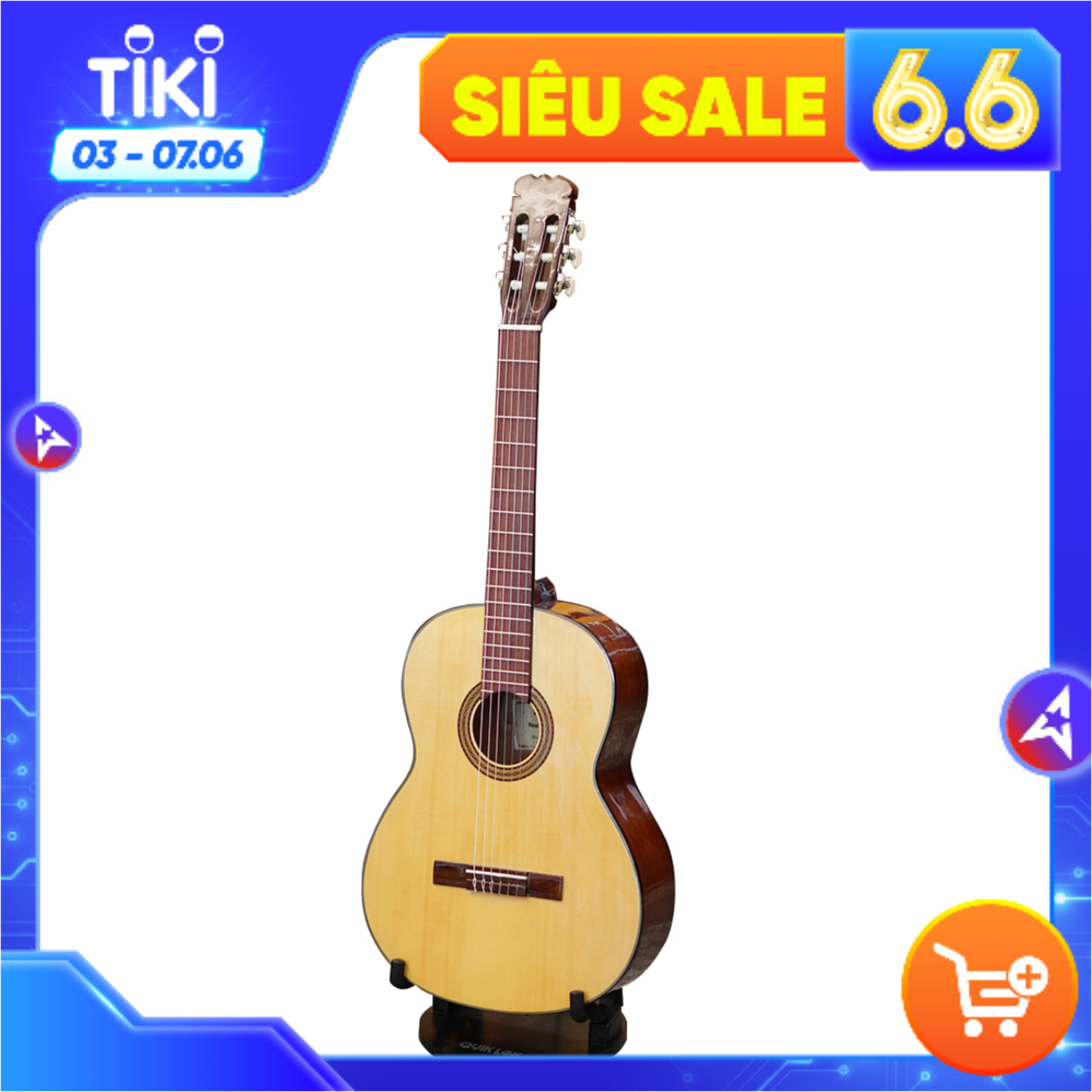 Đàn Guitar Classic Việt Nam GC-14HV, Gỗ Thông Chất Lượng