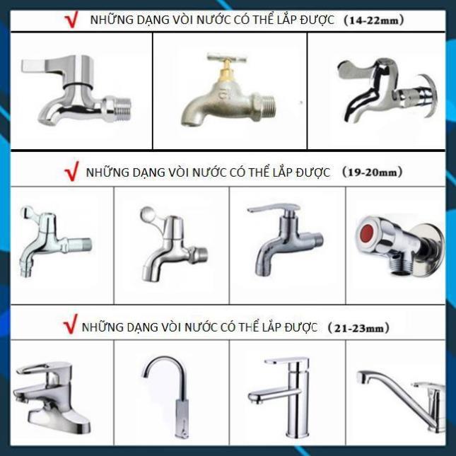 ️ Bộ dây vòi xịt nước rửa xe, tưới cây , tăng áp 3 lần, loại 7m, 10m 206701 đầu đồng, cút,nối vàng + đai