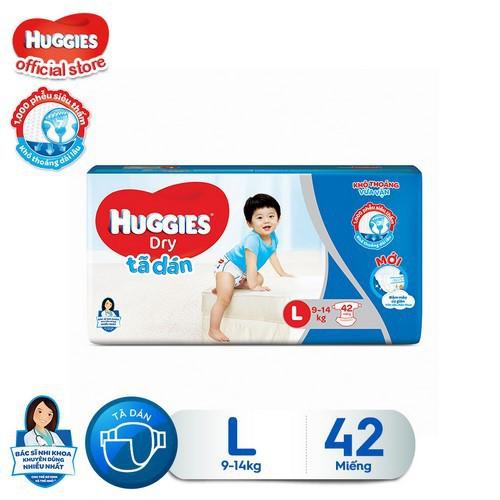 Tã dán Huggies Dry Jumbo M48/L42/XL38/XXL34