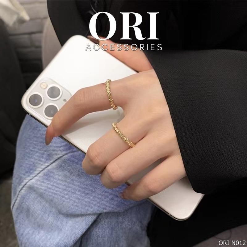 Nhẫn nữ Freesize đơn giản Hafwen tinh tế sang trọng ORI ACCESSORIES N012