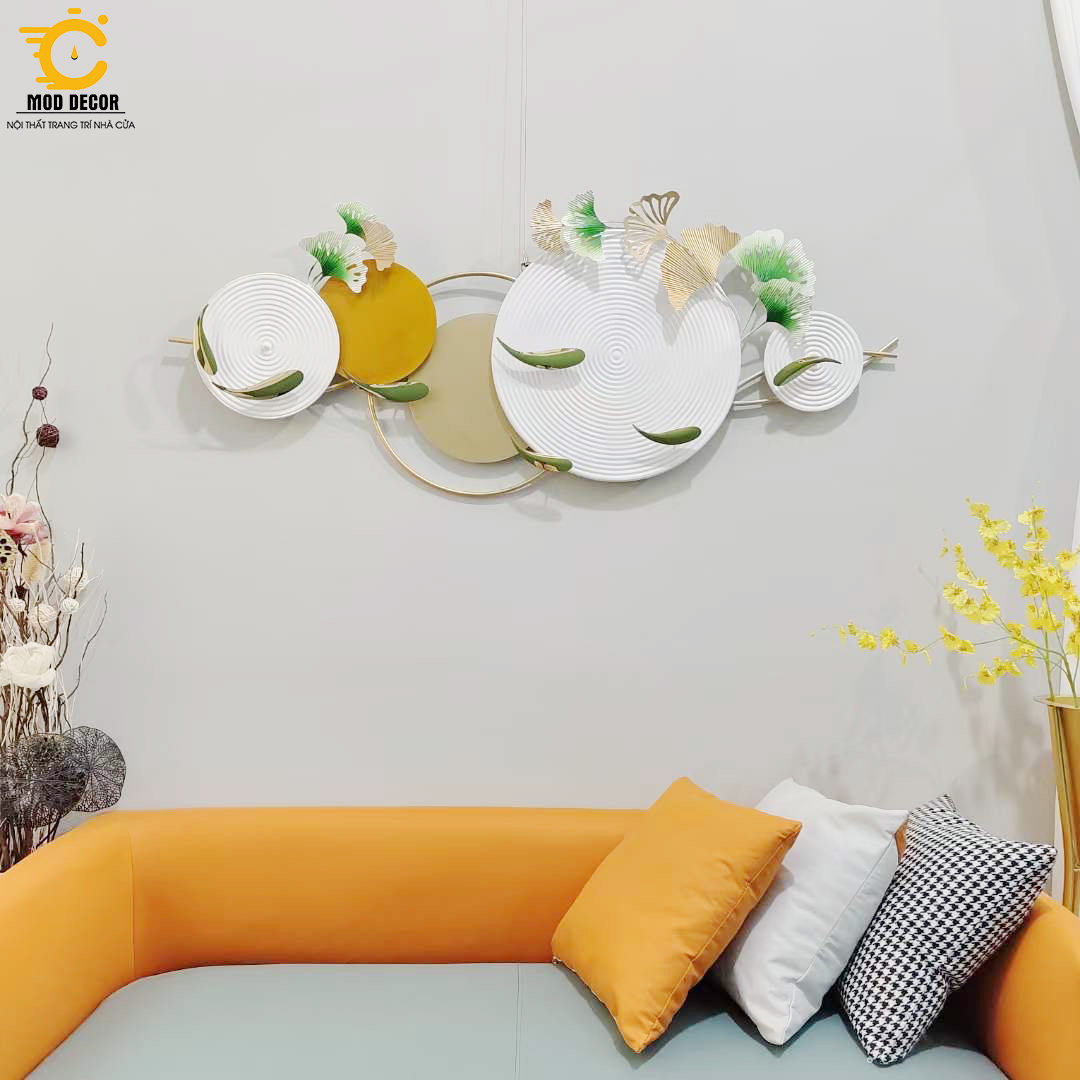 Tranh sắt treo tường trang trí MOD Decor, phong cách Bắc Âu nghệ thuật Lianzhang JJT mã 2393