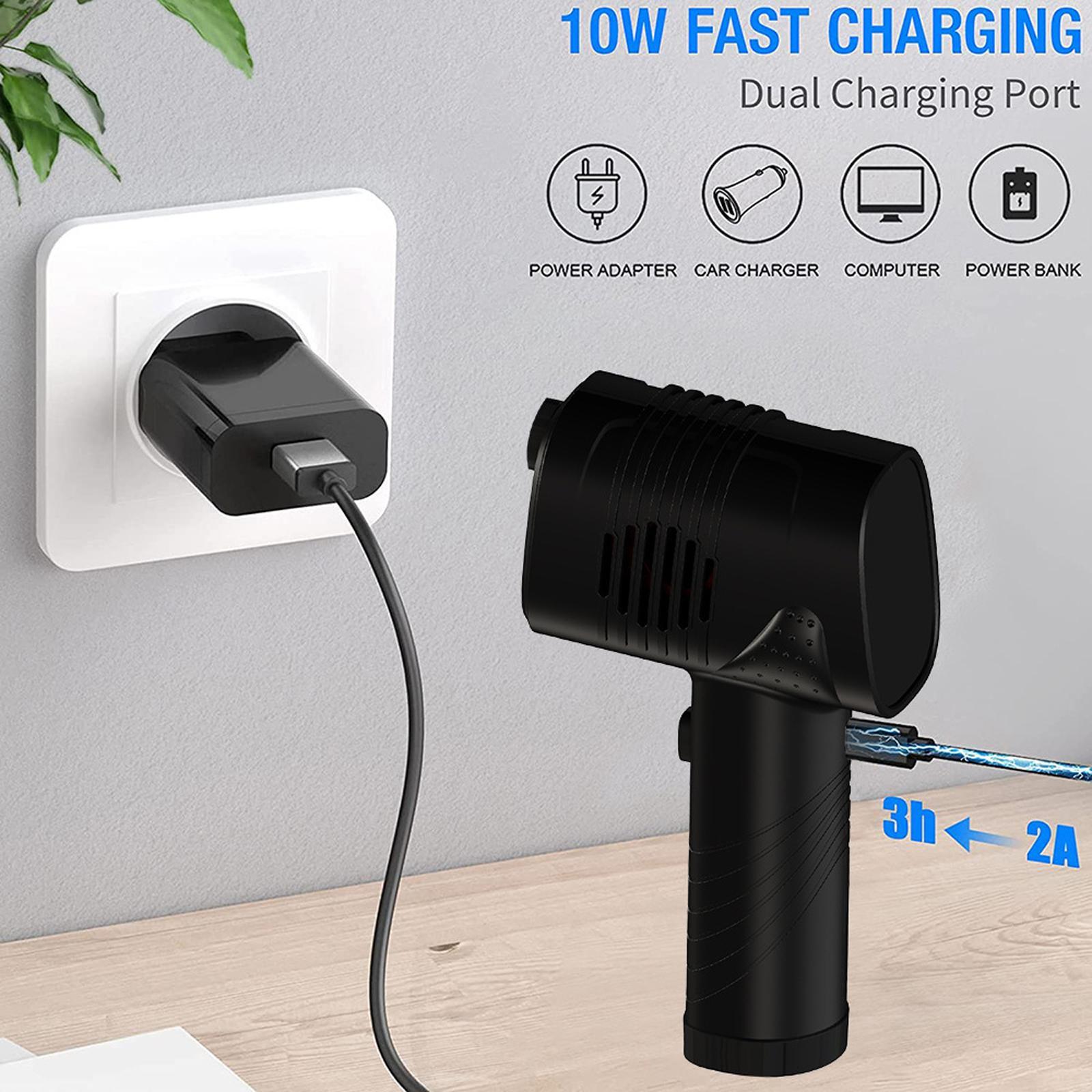Laptop Cleaner Wireless Rechargeable Compressed Air Duster for Office Laptop Keyboard