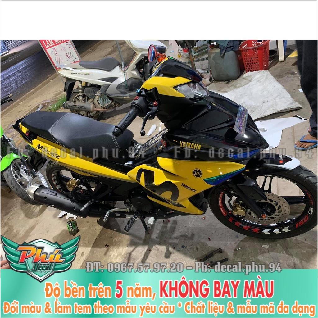 Tem rời Exciter 150 Movistar Vàng đen  -1