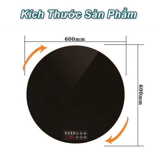 Mâm Tròn làm nóng Thực Phẩm Flypigs Party 60cm