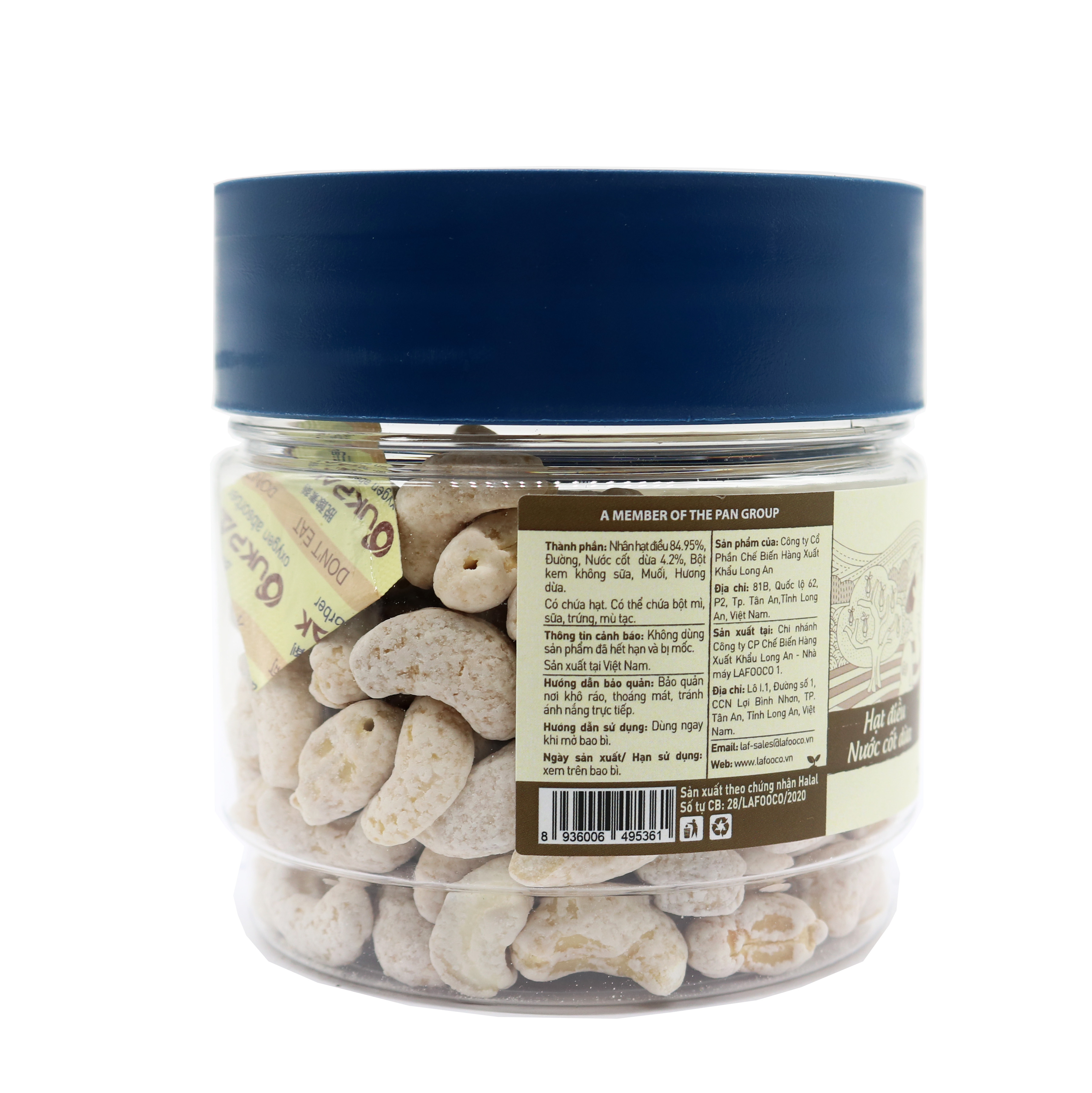 Hạt điều nước cốt dừa 200g LAFOOCO Coconut Coated Cashew Nuts