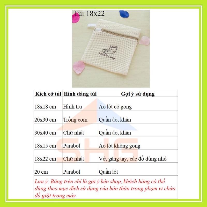 COMBO 6 TÚI GIẶT QUẦN ÁO, TÚI GIẶT ÁO LÓT, TÚI GIẶT ÁO NGỰC, TÚI GIẶT THÊU HÌNH VÀ CHỮ ĐA NĂNG