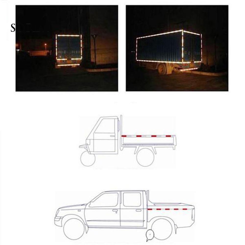 Bộ 10 Miếng Dán Phản Quang Cảnh Báo An Toàn Cho Xe Hơi