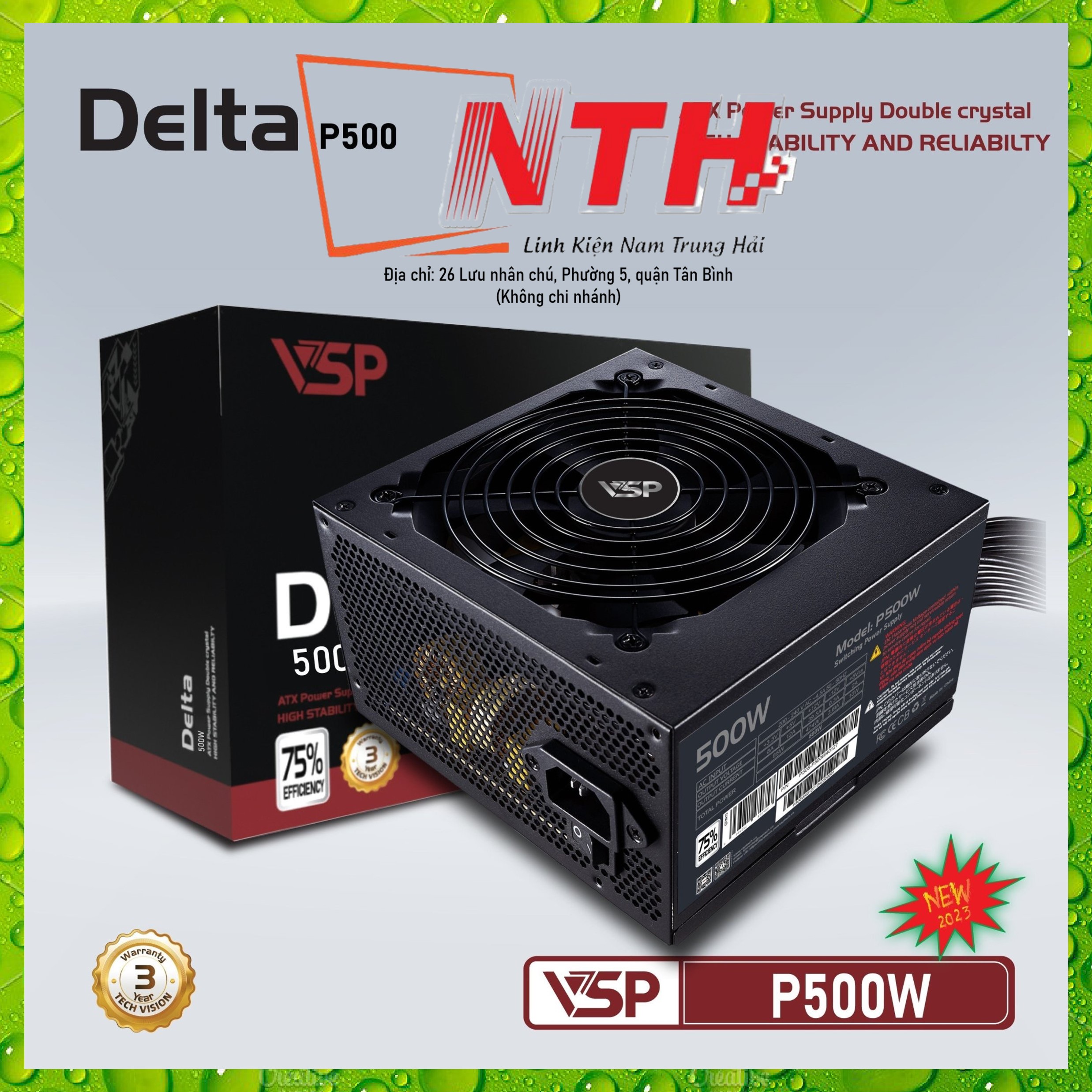 Nguồn máy tính DELTA P500W