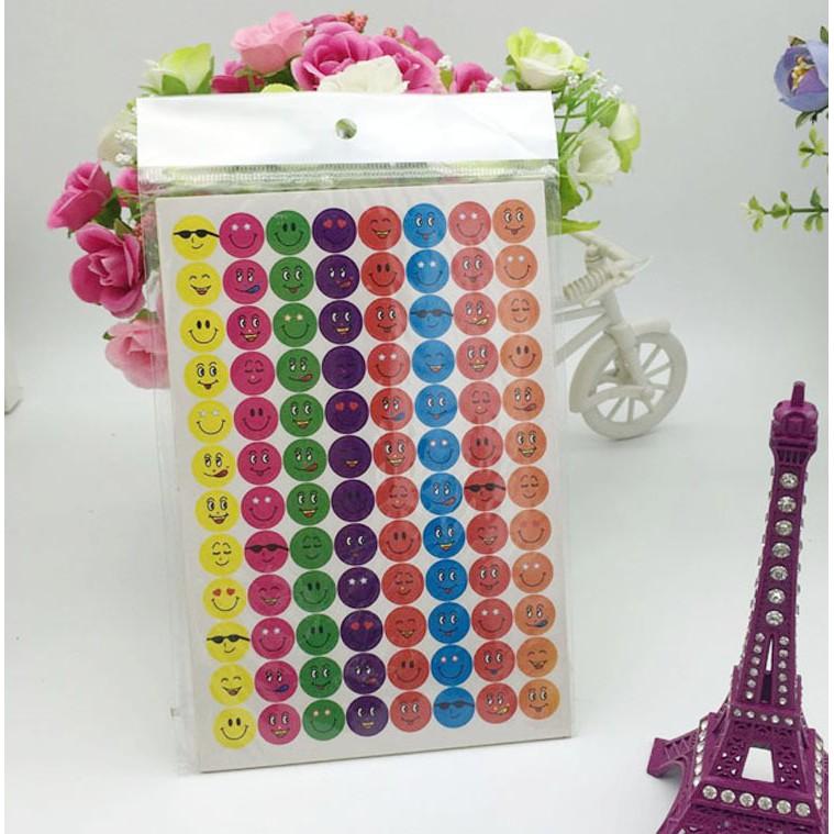 Sticker Dán Cho Bé Hình Ngộ Nghĩnh Mặt Cười Ngôi Sao Chữ Số Chữ Cái 16*10.5cm 058