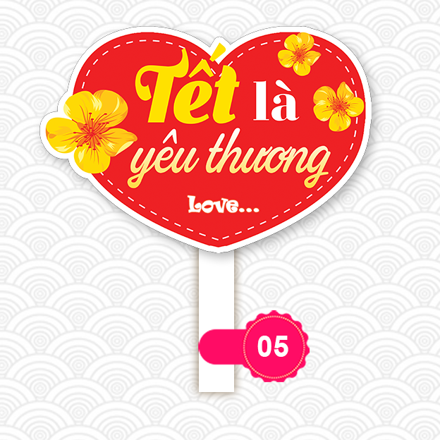 Bảng hashtag Tết - Tất niên MS 05