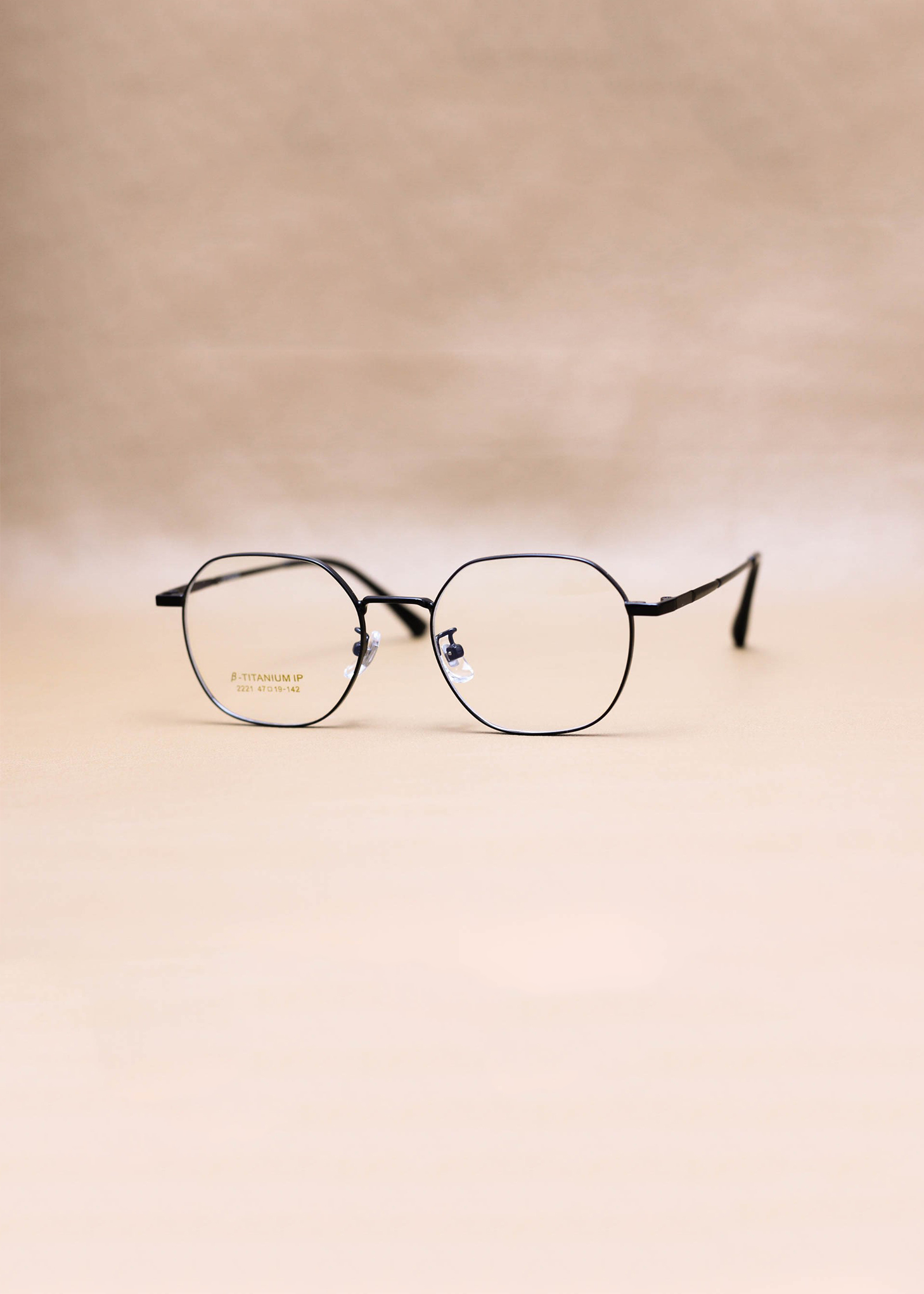 Gọng Kính Cận Đa Giác Thời Trang Unisex, Chất B-Titanium Cao Cấp Thanh Mảnh - G1793