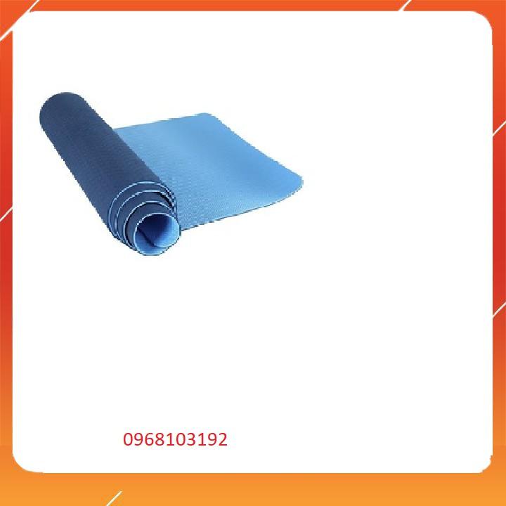 Thảm Tập Yoga 2 Lớp + Túi Đựng Thảm Tập Yoga + Dây Buộc Thảm Tập Yoga (Giao Màu Ngẫu Nhiên)