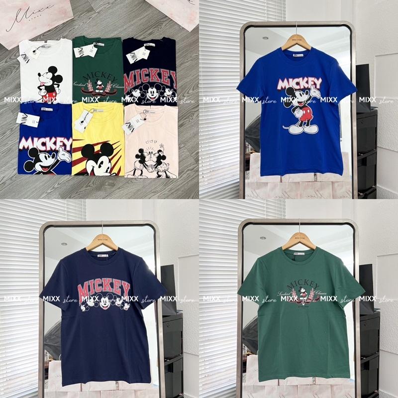 Áo Thun Nữ Mickey chất thun cotton mềm mịn thoáng mát phom suông năng động trẻ trung
