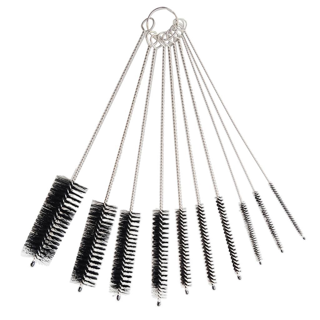 20pcs 20cm Abrasive Wire Brush Pipe Tube Cleaning Brush for Bottles,Test Tubes