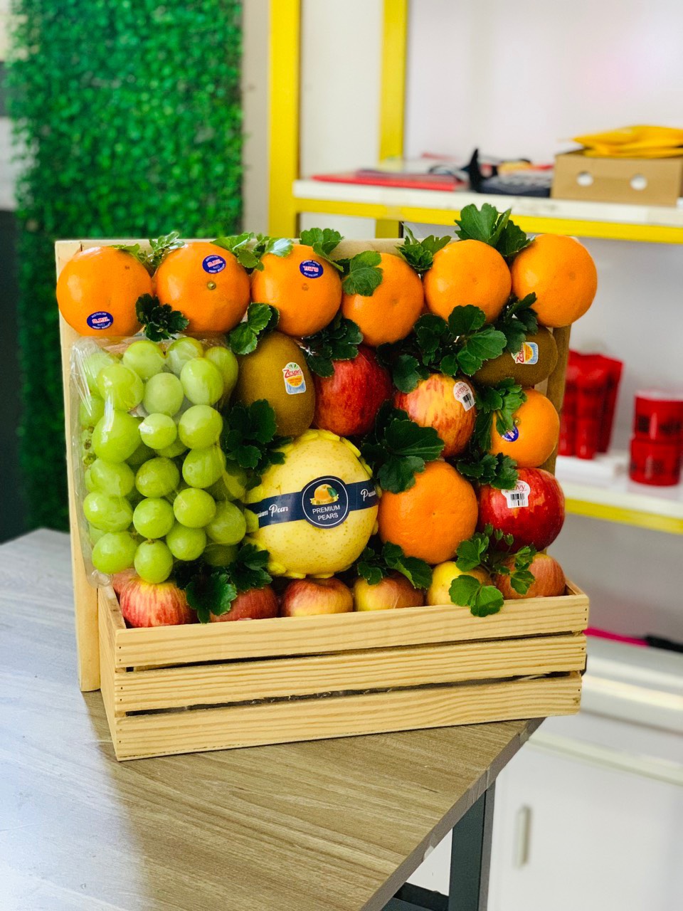Giỏ trái cây gỗ size lớn