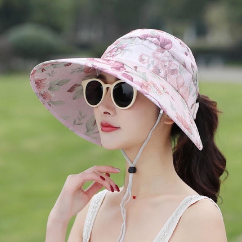 Mũ rộng vành hở chóp chống nắng,chống tía uv thời trang mùa hè cho nữ