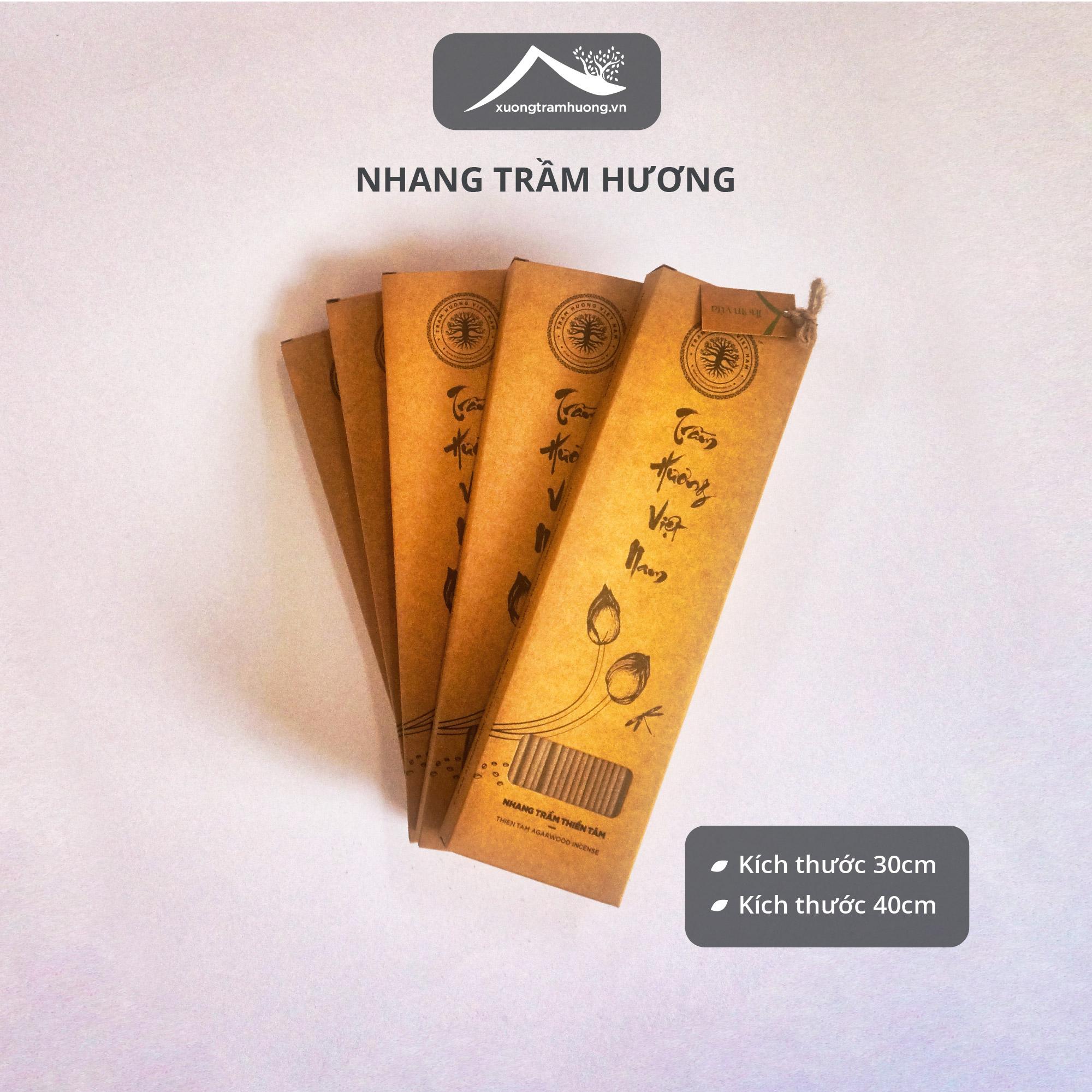 (Tiết Kiệm) 5 Hộp Nhang Trầm Hương Sạch Xưởng Trầm Hương An Toàn Xông Nhà Tẩy Uế Thờ Cúng - Thơm vừa