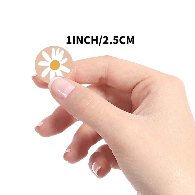 100 Tem Nhãn Dán Sticker Decal 2.5cm/1Inch- Cô Gái