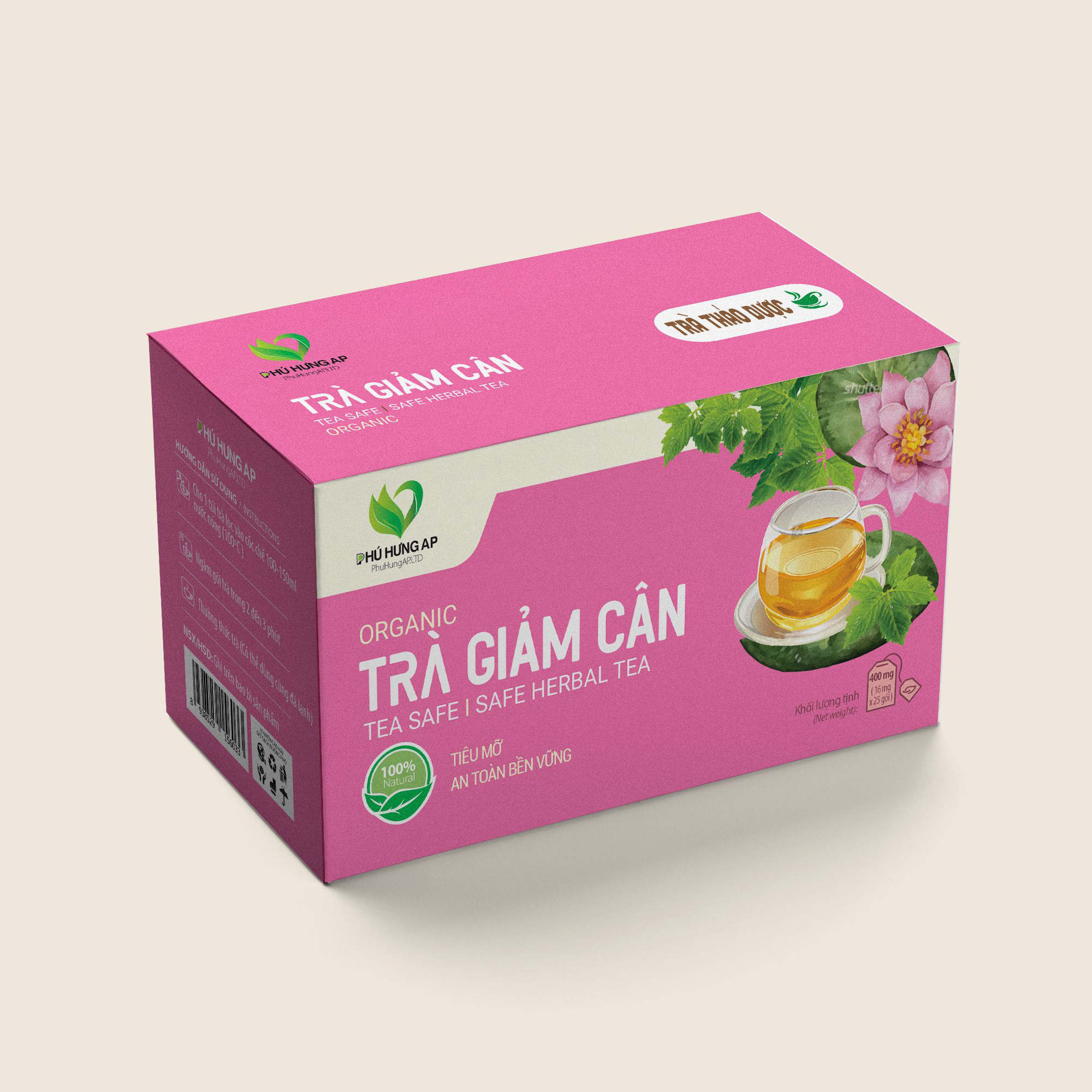 Trà Giảm Cân 400mg ( 25 gói )