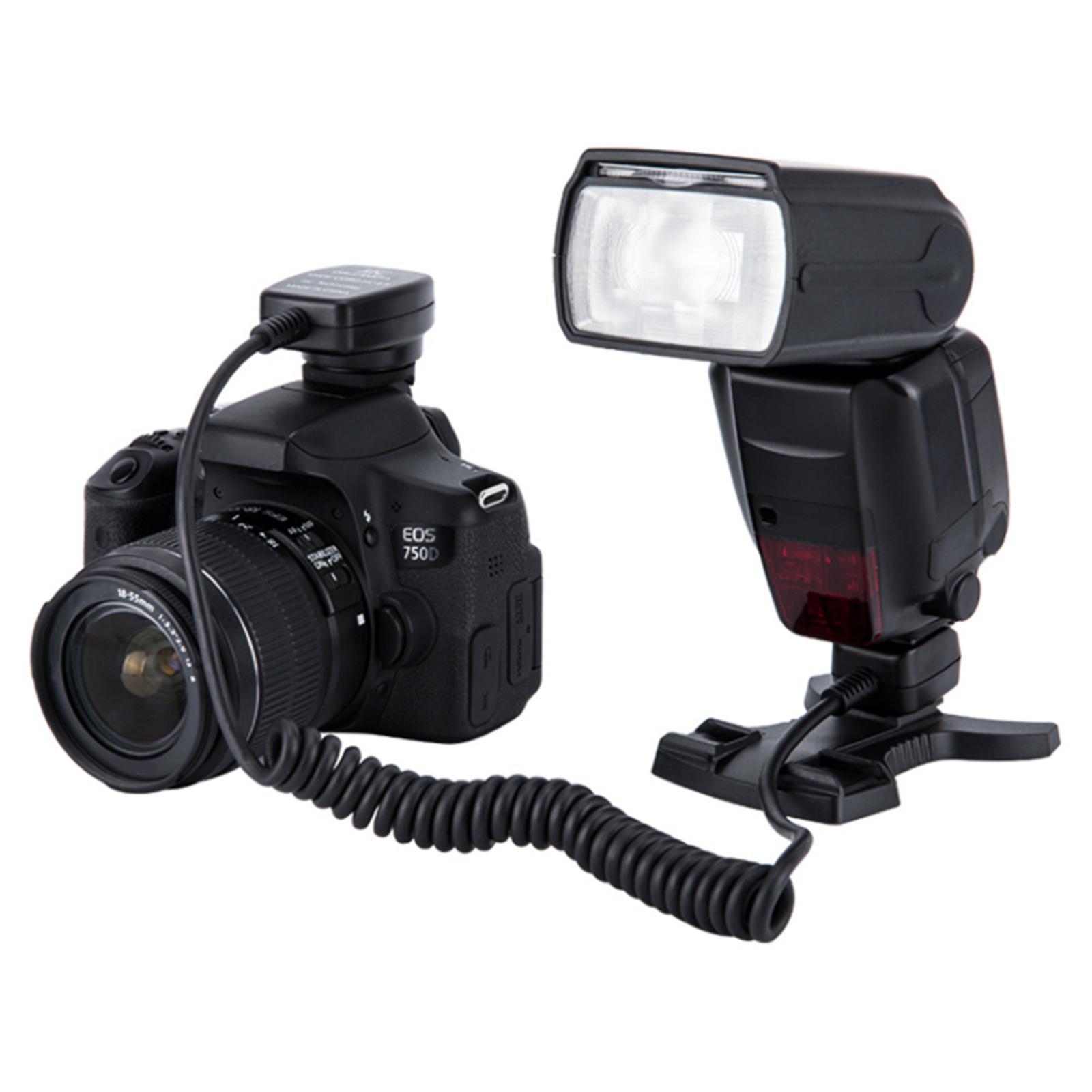 300cm/10ft TTL Off-Camera Hot Shoe Flash Sync Cable Cord for Canon