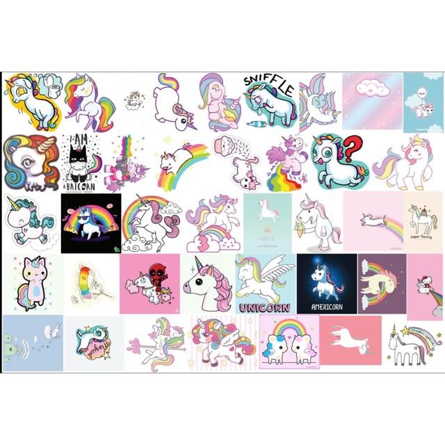 SET Sticker decal tem dán chống thấm khổ A4