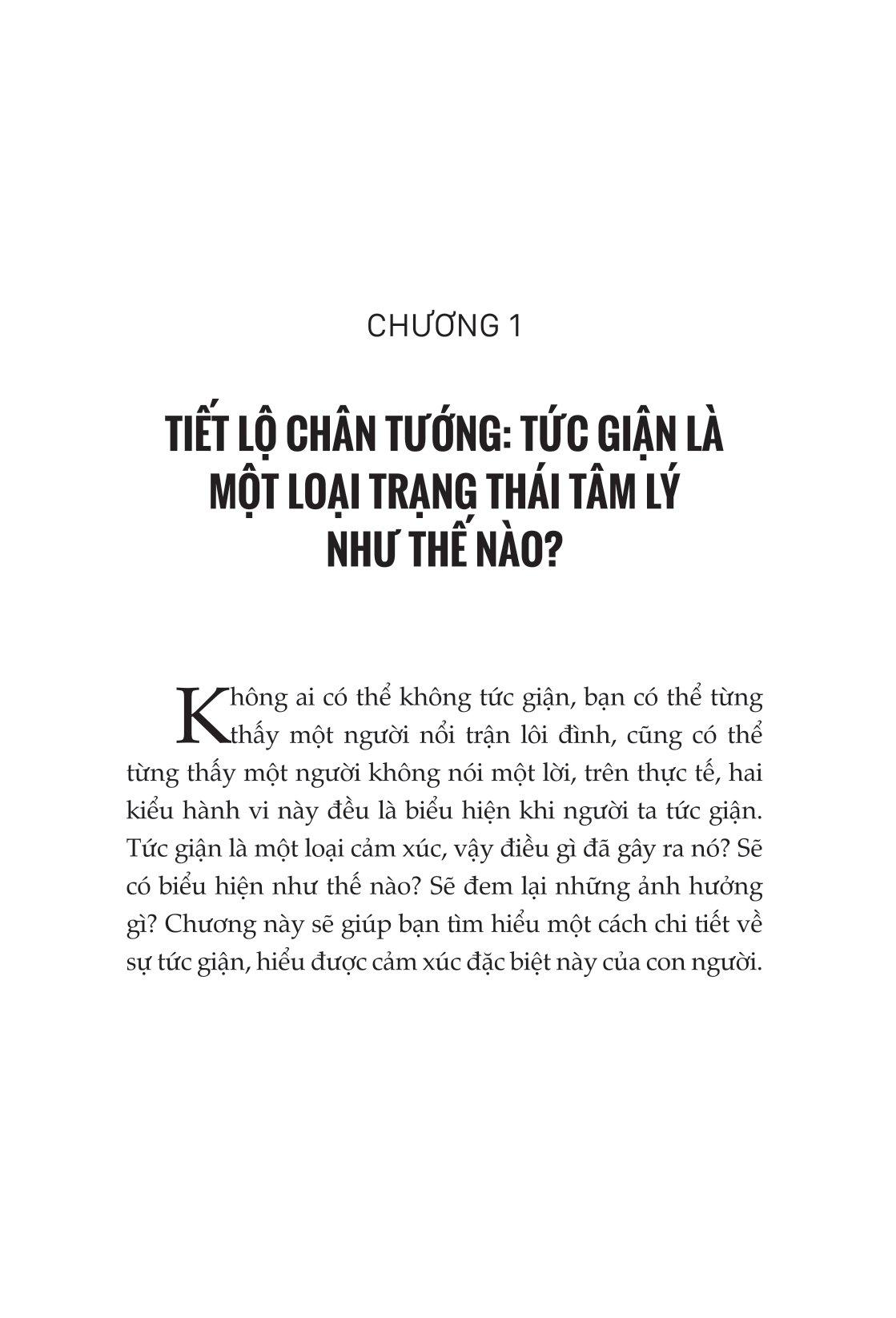 Tâm Lý Học Về Khắc Chế Cơn Giận - Đừng Để Cơn Giận Thay Đổi Con Người Bạn