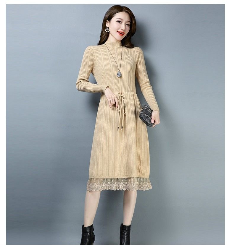 Váy len dáng suông phong cách hàn quốc thời trang thu đông ARCTIC HUNTER AH73