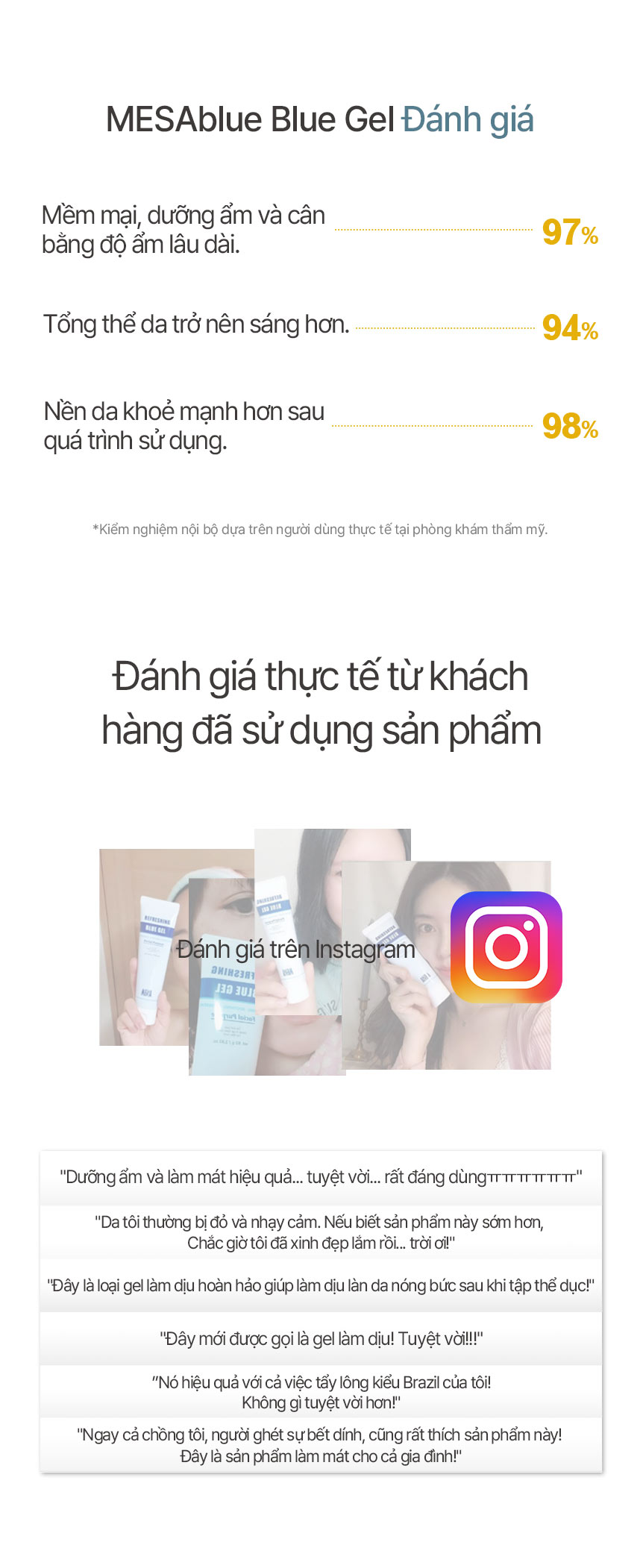 Kem Dưỡng Ẩm Mặt MESABLUE REFRESING BLUE GEL 5ml x 20ea