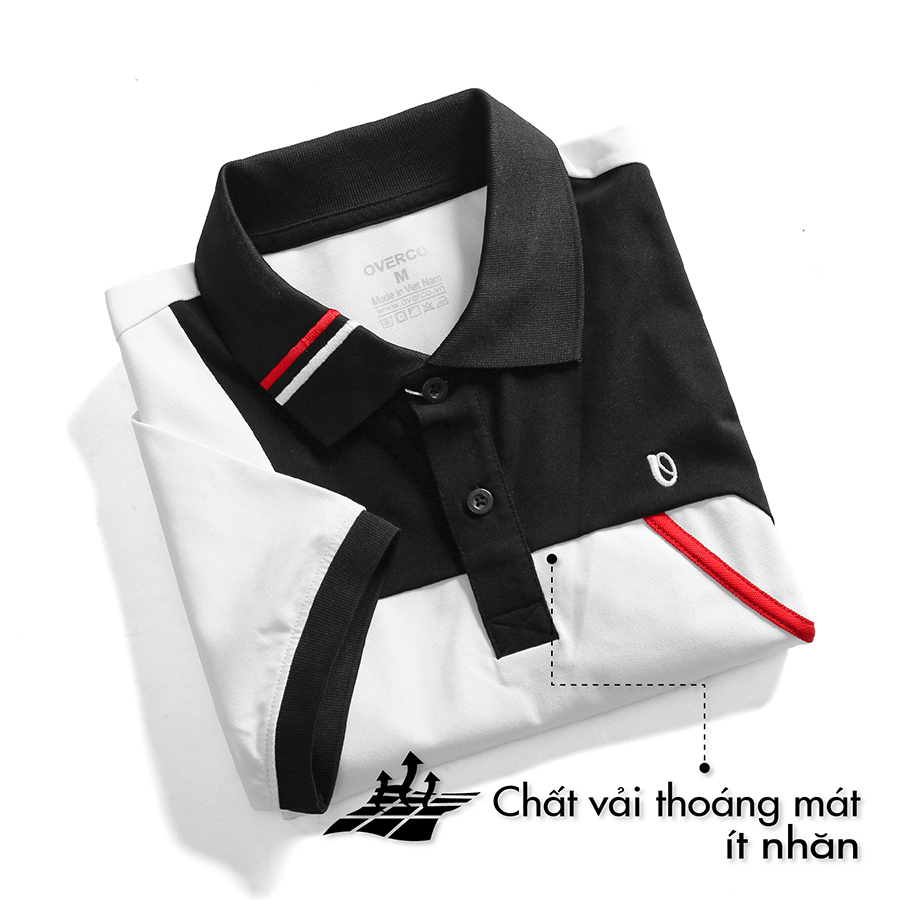 [OV-UPL0026] Áo ROIDERY POLO OVERCO 2022 thiết kế trẻ trung, năng động, độc đáo