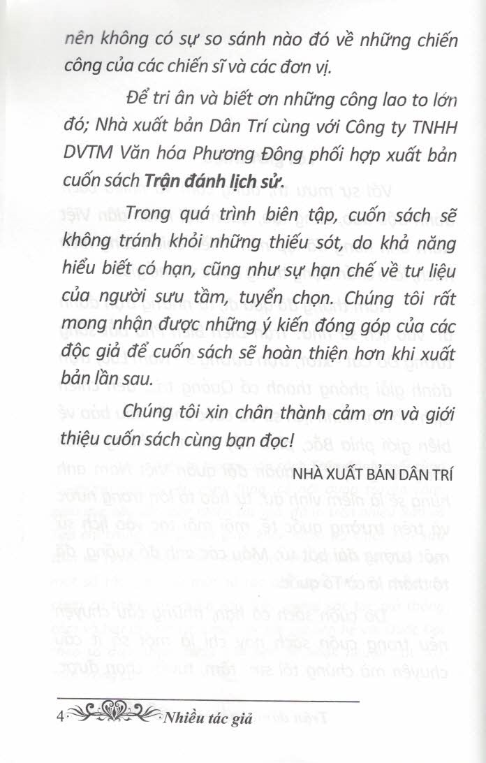 Trận Đánh Cuối Cùng -Truyện Ký