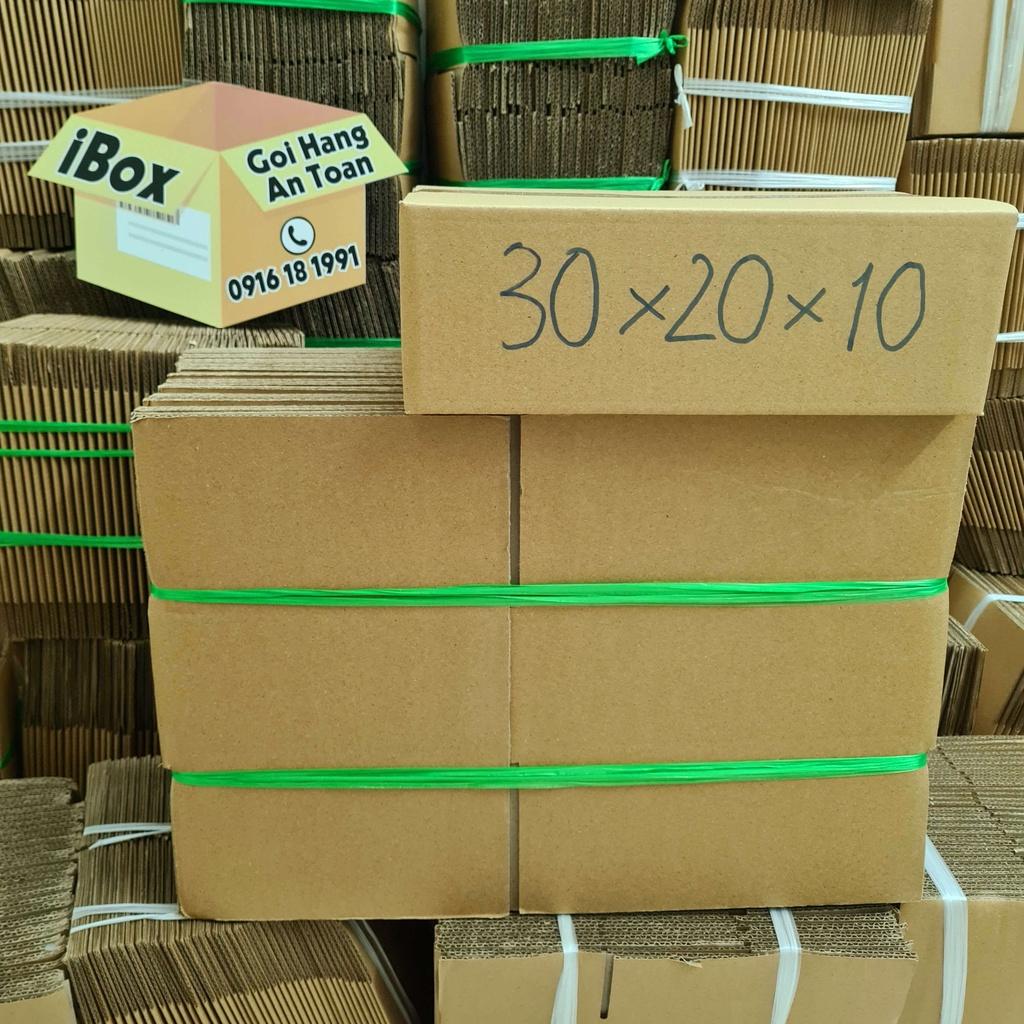 30x20x10 Combo Hộp Carton iBox gói hàng