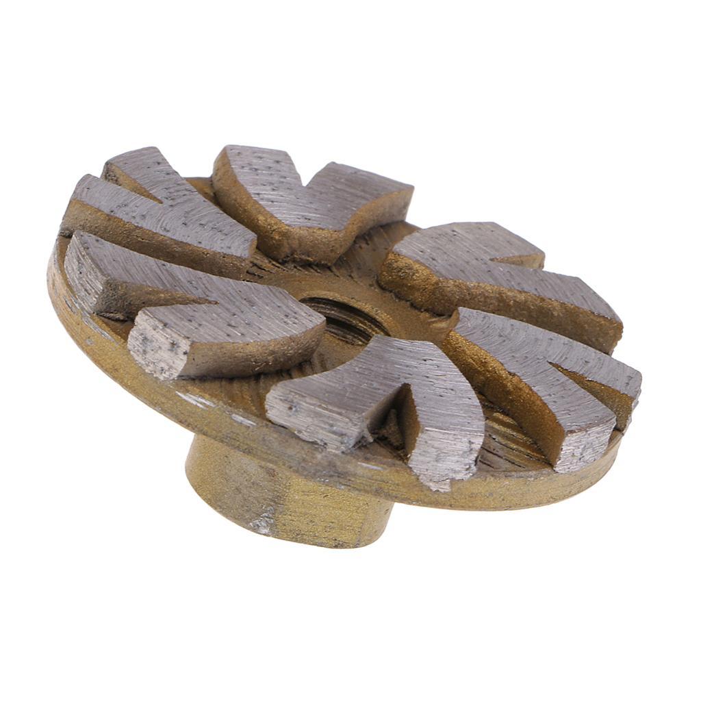 2x 2.5 "diamond Segment Grinding Wheel Grinder Cup Concrete Concrete Marble