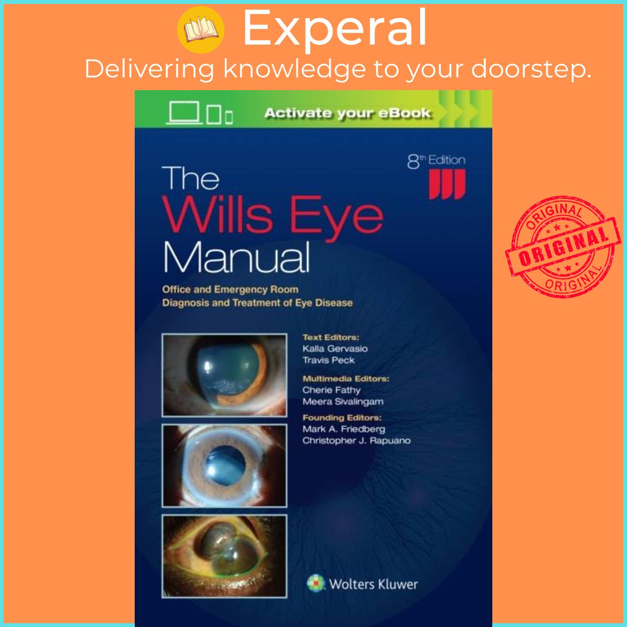 Hình ảnh Sách - The Wills Eye Manual - Office and Emergency Room Diagnosis and Treatme by Dr. Travis Peck (UK edition, paperback)