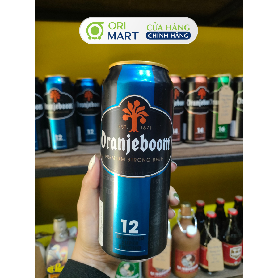 Bia Lon Oranjeboom Premium Super Strong Beer 12% Nhập Khẩu Từ Châu Âu Hương Đậm Đà Ngon Khó Tả ORIMART 500ml