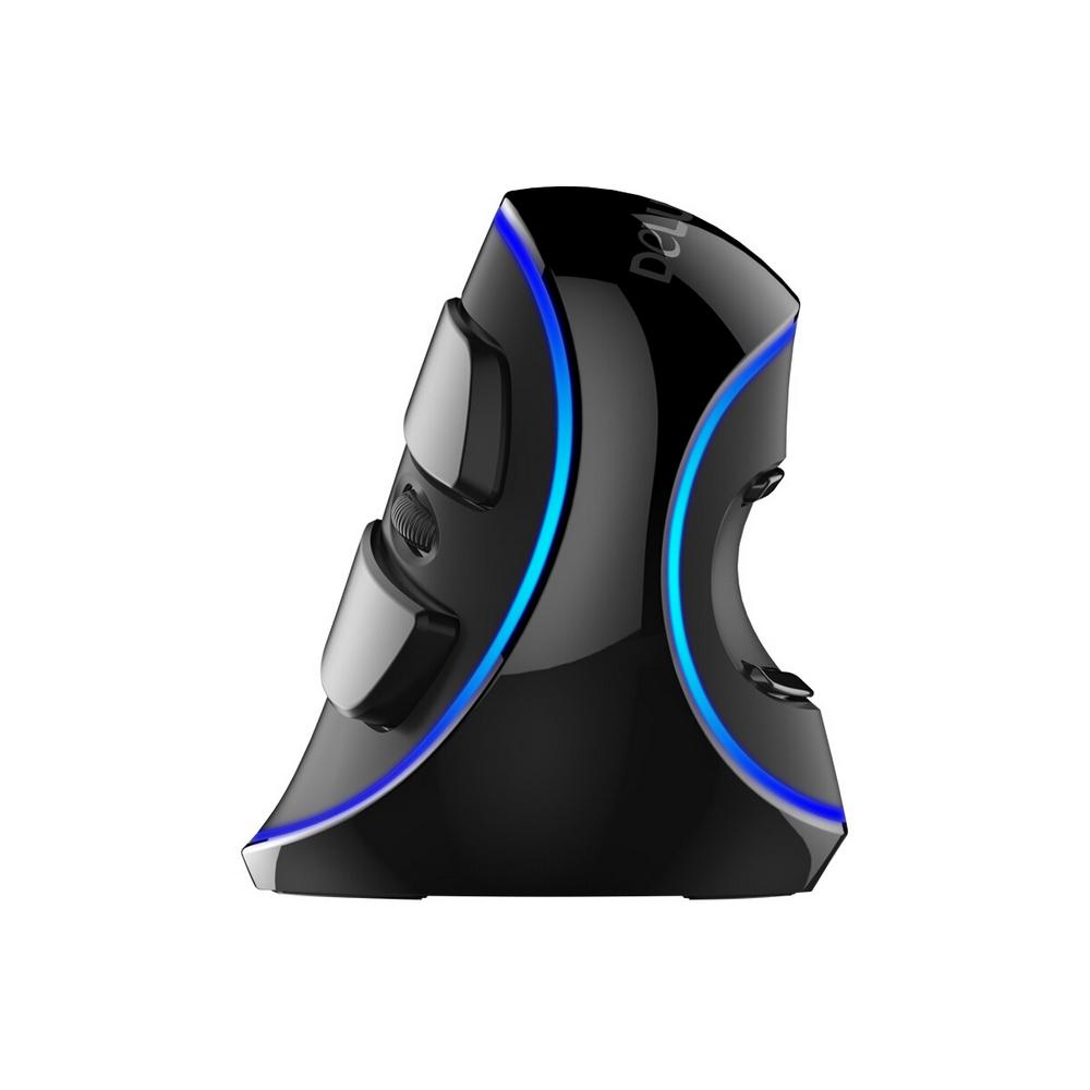 Chuột quang có dây Delux M618 Plus Blue Light 600/1000/1600 DPI 3 cấp độ với 6 nút cho PC Laptop