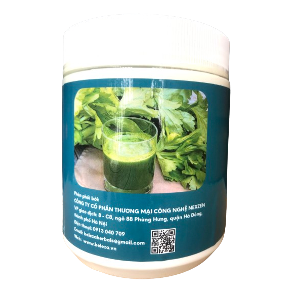 Bột Cần Tây Sấy Lạnh BELEZA 300 gram - Sản phẩm của nông trại sinh thái vùng cao, quy trình sạch khép kín từ trồng trọt, thu hoạch đến chế biến