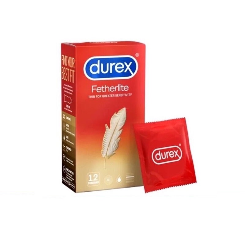 Bcs Durex Đỏ Fetherlite - Ôm Sát - Easy On - Nhập Khẩu Thái Lan