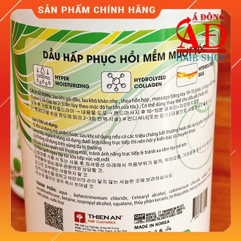 BỘ DẦU GỘI HẤP Ủ TÓC HÀN QUỐC ECOLOVE NATURAL PHỤC HỒI SIÊU MƯỢT 1000ML