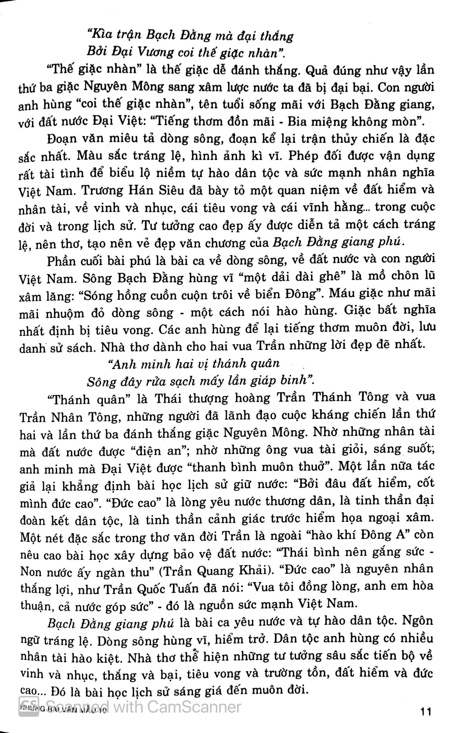 Những Bài Văn Mẫu 10