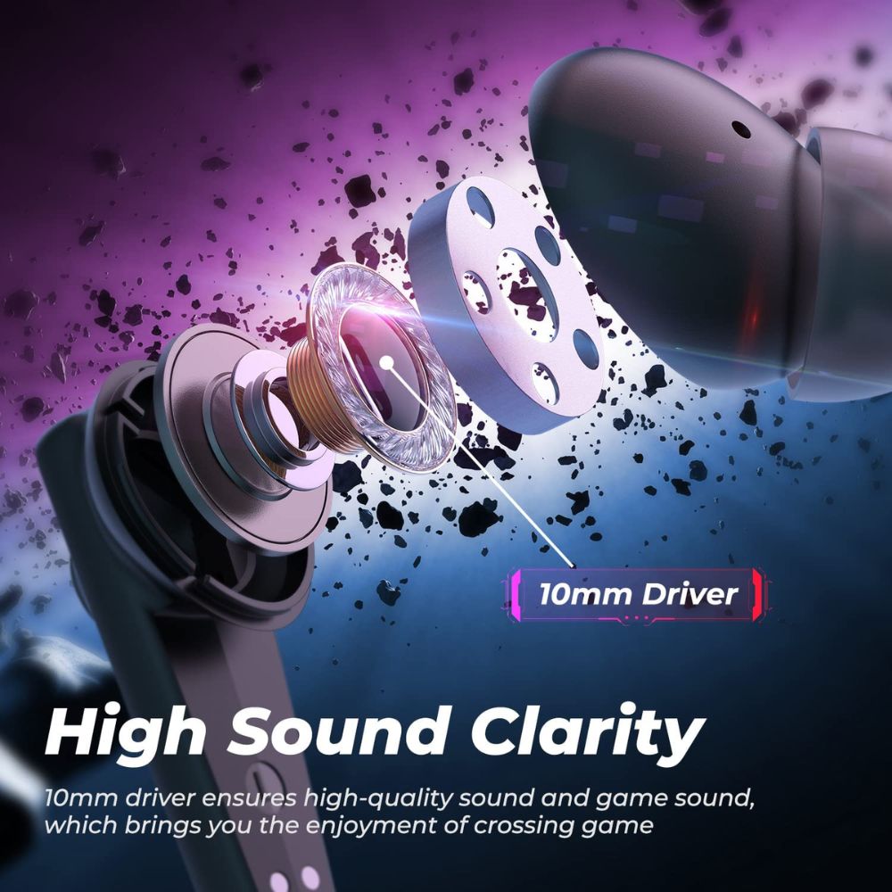 Tai nghe không dây Gaming Soundpeats Cybergear True Wireless - Hàng nhập khẩu