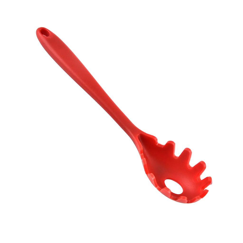 Silicone Pasta Fork Spaghetti Spoon Server Tongs Noodles Fork