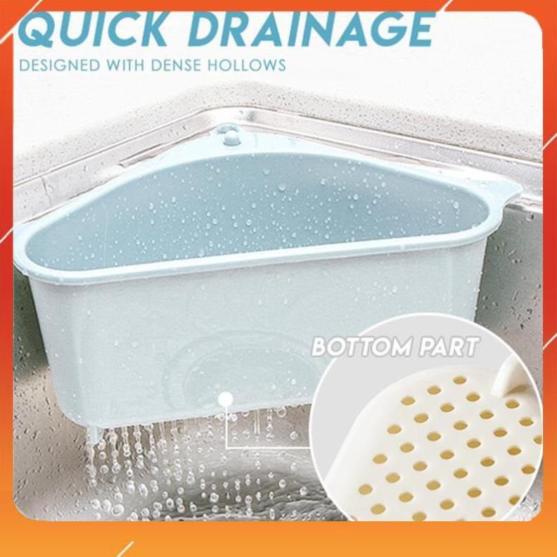 Rổ Gắn Bồn Rửa Chén Hình Tam Giac, Dùng Lọc Rác Tiện Dụng