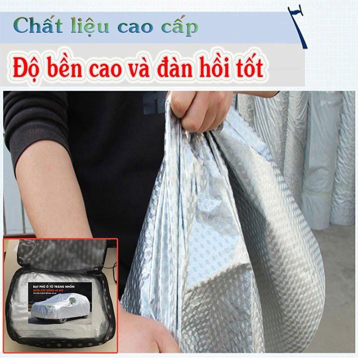Bạt phủ xe Hyundai Santafe tráng nhôm cao cấp có phản quang,chống nóng, chống nước