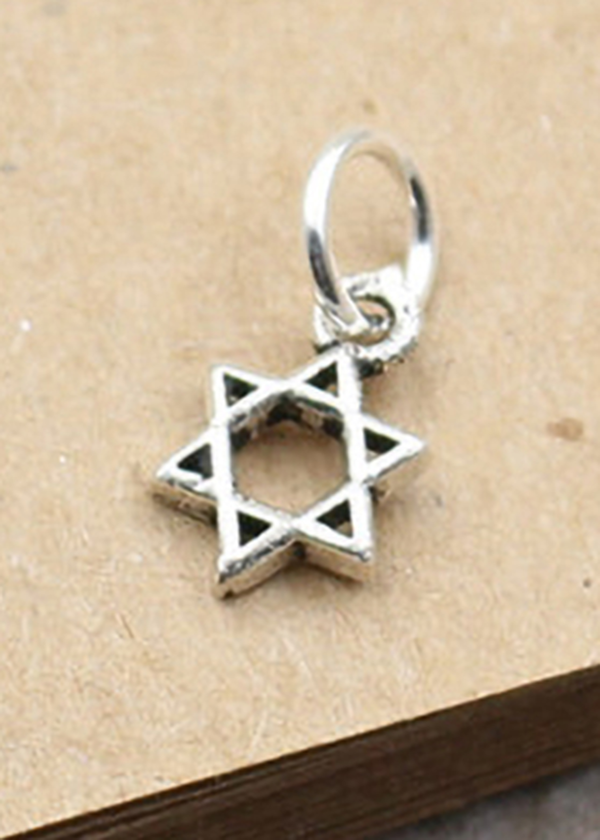 Hình ảnh Combo 3 cái charm bạc hình ngôi sao 6 cánh treo - Ngọc Quý Gemstones