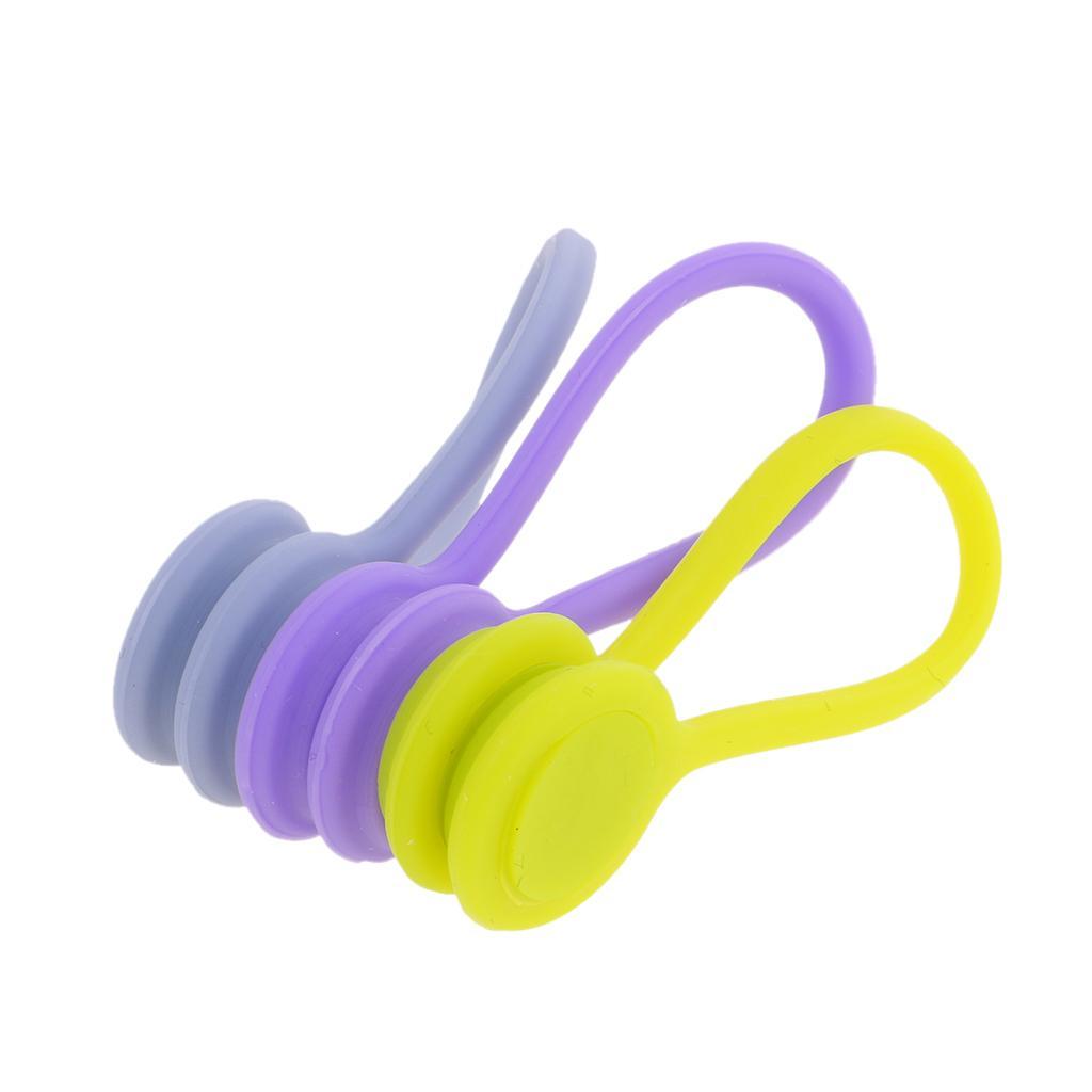 6Pack Magnetic Earphone Winder Wrap for Headphones USB Cable Organizer