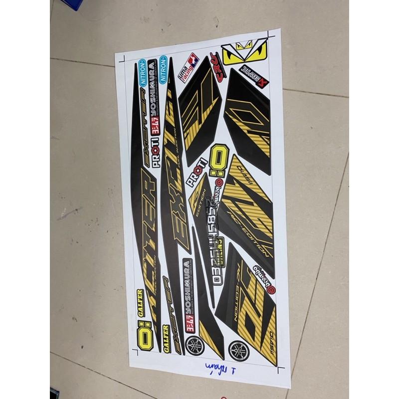 Tem rời dành cho Exciter 150 xám