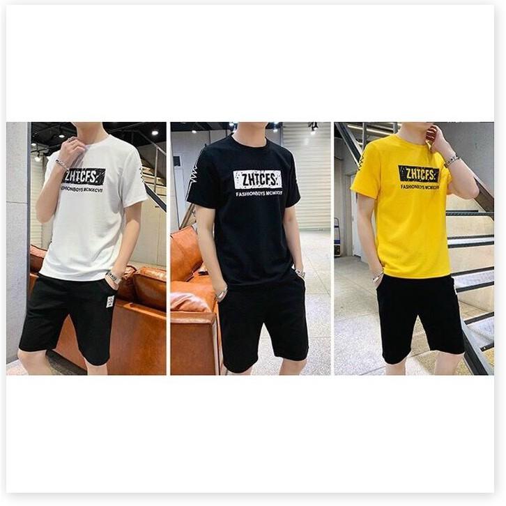 SET BỘ THUN HÈ THỂ THAO NAM CỰC CHẤT , SIÊU HOT HÈ 2021 KHANH AN FASHION