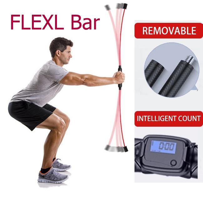 FLEXI BAR Dụng Cụ Tập Gym Đa Năng  Có thể tháo rời đếm