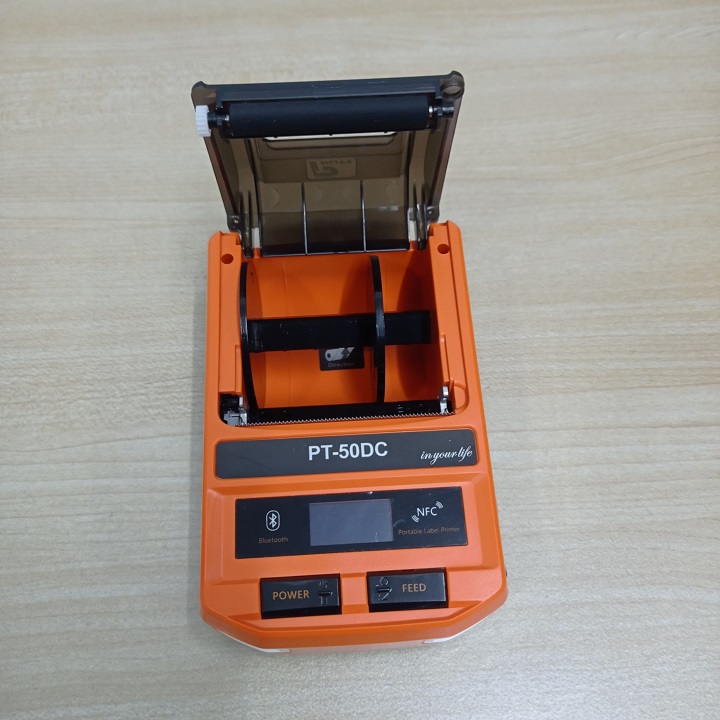 Máy in hóa đơn, in tem nhiệt không dây Bluetooth di động Puty PT-50DC